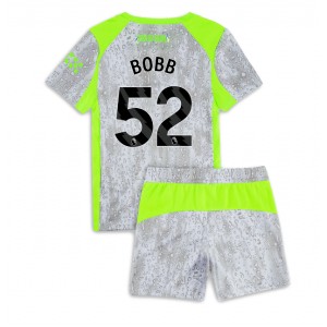 Fotbalové Dres Manchester City Oscar Bobb #52 Dětské Třetí Oblečení 2025-26 Krátký Rukáv (+ trenýrky)